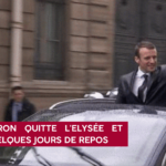 Macron quitte l'Elysée