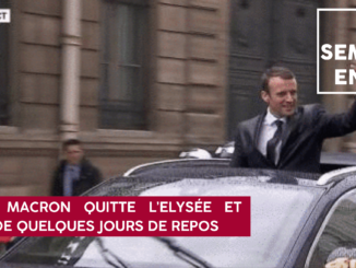 Macron quitte l'Elysée