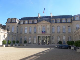 Le Palais de l'Elysée, lieu de résidence du Président de la République