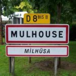 Panneau langues régionales Mulhouse