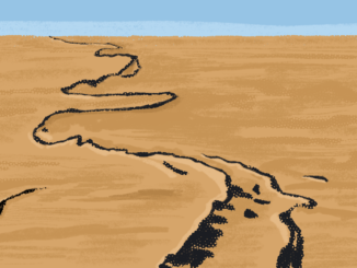 mur des Sables dans le désert